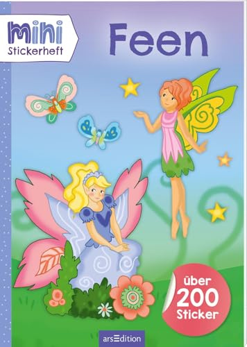 MINI-Stickerheft – Feen: Über 200 Sticker | Stickerheft im praktischen Mitnahmeformat für Kinder ab 4 Jahren
