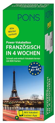 PONS Power-Vokabelbox Französisch: Schnell und einfach Vokabeln lernen mit 800 Karten