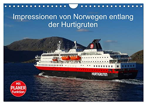 Impressionen von Norwegen entlang der Hurtigruten (Wandkalender 2026 DIN A4 quer), CALVENDO Monatskalender: Mit dem Postschiff auf der schönsten ... der norwegischen Küste (CALVENDO Natur)