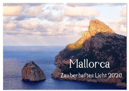 Mallorca Zauberhaftes Licht (Wandkalender 2026 DIN A2 quer), CALVENDO Monatskalender: Mallorcas stille Seite (CALVENDO Orte)