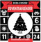 Dein erster Adventskalender: Baby Kontrastbuch mit 24 + 7 weihnachtlichen schwarz weiss Bildern