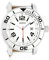 Oozoo Herrenuhr mit Lederband und Datum 50 MM Weiß/Weiß C2585