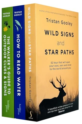 Tristan Gooley 3 Books Collection Set (The Walker's Guide to Outdoor Clues and Signs, How To Read Water & Wild Signs and Star Paths)