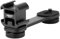Sutefoto PT-3 3 in 1 Triple Cold Shoe Mounts Plate, Microphone Led Video Light Extension Stand Compatible for DJI OSMO Mobile 2/Zhiyun Smooth 4/Feiyu Vimble 2 Gimbal