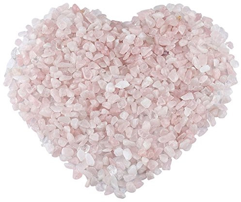 mookaitedecor Quartz Rose Pierres Décoratives,Pierre Polies Cailloux Cristaux Décoration pour Maison Jardin,Lot de 460g