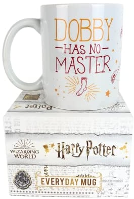 Pyramid International Harry Potter Ceramic Mug with Dobby Illustration in Presentation Box - Official Merchandise