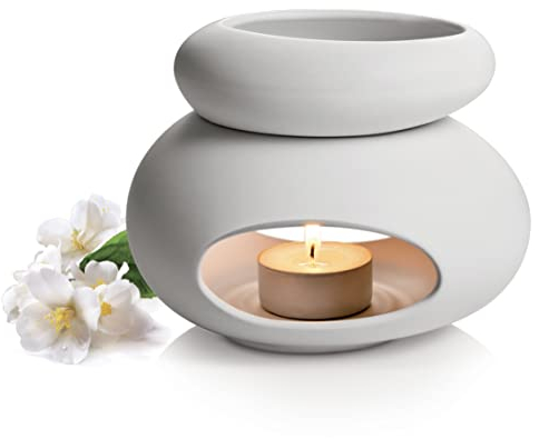 Tescoma 906832.11 Fancy Home Aroma Diffuser, Glazed Ceramic, White, 1 Piece