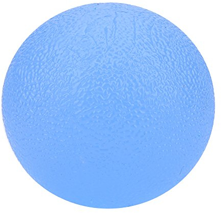 Hand Training Bälle, Silikon Softball Hand Therap Ball Hand Krafttraining Ball Hand Anti Press Ball Stressball Handtrainer Fingerrtrainer(Blau)