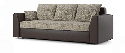 Sofini Couch Paul Mit Schlaffunktion Und Bettkasten - Best Couch! (Lawa 2+ Soft 66)