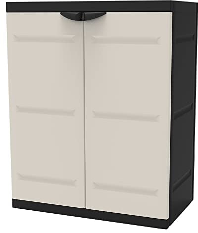 Plastiken Armoire basse TITANIUM 70cm, Negro, 2