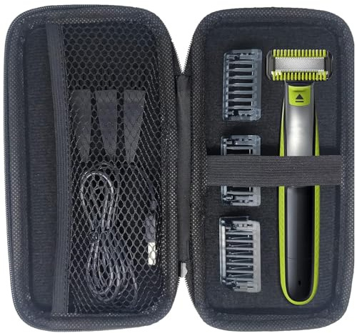 INVODA Elektrorasierer Tasche für Micro Touch Solo Oneblade Case EVA Schutzhülle Rasierer Aufbewahrungstasche