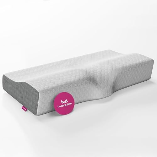 IWS I WANNA SLEEP Coluna Relax Premium Ergonomic Neck Support Pillow