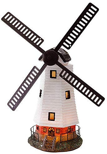 Mulino A Vento Solare, Faro Solare, Mulino A Vento Per Decorazione Da Giardino, Mulino A Vento Automatico Solare Decorazione Da Giardino Impermeabile Con Luci A LED