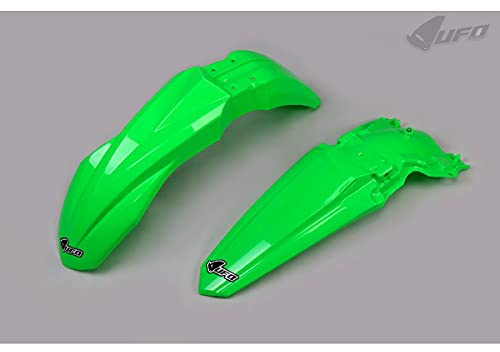 UFO PLAST FENDER-KIT GRÜN fluoro Kawasaki KXF 450 2019-2023