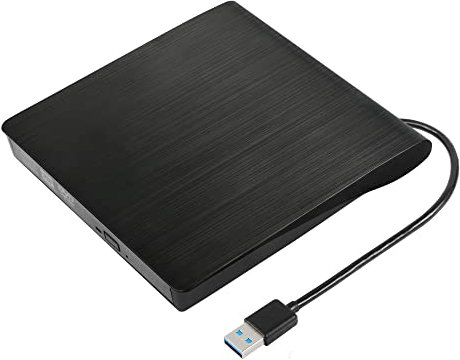 CERRXIAN External DVD Drive,USB 3.0 Portable CD DVD +/-RW ROM Rewriter Burner Writer Player For PC Laptop Desktop Windows 7/8.1/10 Linux System