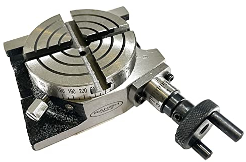Tavola rotante orizzontale e verticale (H/V) con 4 fessure da 75 mm per utensili di ingegneria di fresatura