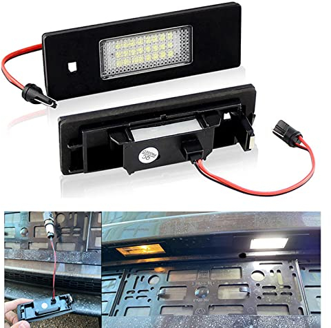 MALOOS 2 Stück fehlerfreie Kennzeichenbeleuchtung Für BMW 1er E81/E87 2004–2012 (116i,116d,118i,118d,120i,120d,123d,130i)