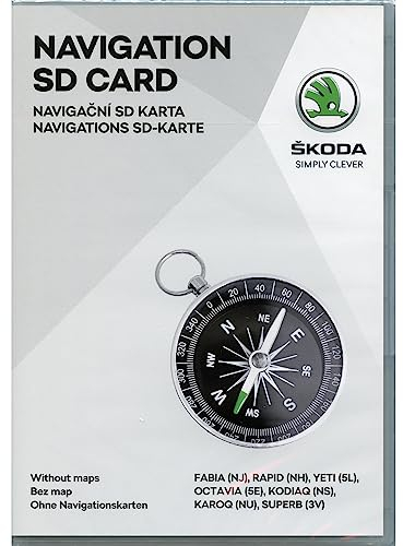 Skoda 5L0051236DF Speicherkarte SD-Karte 32 GB, nur für Navigationssystem MIB1/MIB2 Amundsen/Columbus *** OHNE Navigationskarten ***