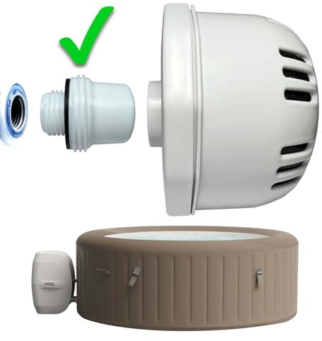 Ley Z Filtre à débris compatible avec boîtier de filtre à débris et joint d'étanchéité Lay Z Lazy Spa étanche flottant pour baignoire chaude – Accessoire de pièce sous-marine pour modèles Air Jet et