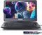GOnavidio 17.5 Lecteur DVD Portable supporte HDMI in, Lecteur DVD Portable Grand écran,Batterie Rechargeable 6 Heures, Lecteur DVD Portable Voiture Support AV in,USB/TF pour Enfant en Voyage