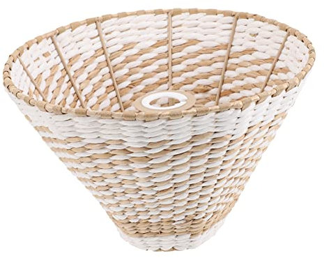 CIYODO Abat-jour Tressé Éclairage Rétro Pour Lampe De Table Salon Bureau Et Chambre Élégante Et