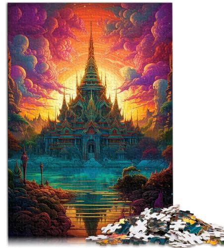 Puzzle for grand palace of thailand Jigsaw Puzzles for Adults 1000 piece Wooden Jigsaw Puzzle as gifts for the whole family and the 1000pcs(50x75cm)