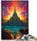 Puzzle for grand palace of thailand Jigsaw Puzzles for Adults 1000 piece Wooden Jigsaw Puzzle as gifts for the whole family and the 1000pcs（50x75cm）