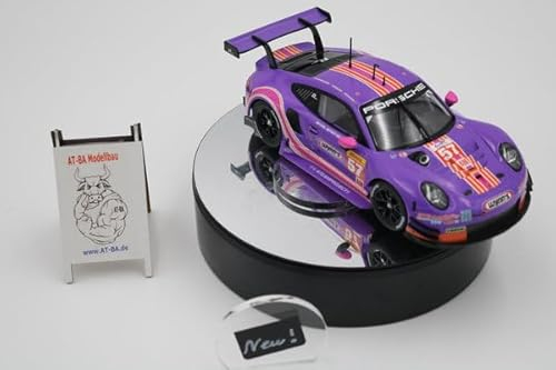 AT-BA Modellbau 220155 Slotcar Fahrzeugständer rund 12er Set