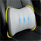 Lumbar Support Pillow: Memory Foam Lumbar Pillow for Lower Back Pain Relief - Car Back Cushion for Driving - Lumbar Support for Car-Office Chair, Wheelchair - Leather Gray