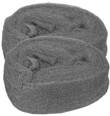 COSMEVIVI 2stücke Stahlwolle Für Holz Reinigungswolle Wiederverwendbare Drahtwolle Flexible Polierwolle Stahl Wolle Holzschleifwerkzeug Drahtgeflecht Für Fenster