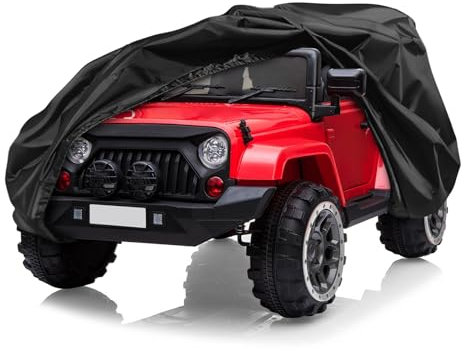 Car Toy Cover, Kids Ride-On Toy Car Cover Universal Fit, Outdoor Cover for Power Wheels, Kids Electric Car Cover Waterproof All Weather Outdoor Protect Car Toy Vehicles, 55 * 33 * 32in