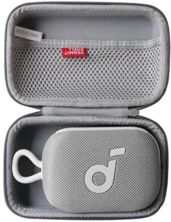 Hermitshell Hard Travel Case for Soundcore Select 4 Go Bluetooth Speaker (Only Case) (Gray)
