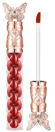 O'CHEAL Lippe Glosse Flüssiges Lippenöl kosmetischer flüssiger Lippenstift mit langer Haltbarkeit Feuchtigkeitsspendender, feuchtigkeitsspendender, wasserfester Lipgloss,4g,#602