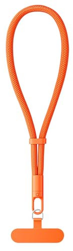 HOTUT Wrist Strap Lanyard for Phone, Adjustable Hand Wrist Strap Lanyard for Cellphone, Mobile Phone, Camera, Keys, Keychain, Flashlight, USB Flash Drives and More Device, Orange