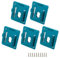5Pcs Battery Connector Adapter Battery Holder for 18V BL1850 Battery Mount Dock Holder Mount Tool Bracket Fixing Devices