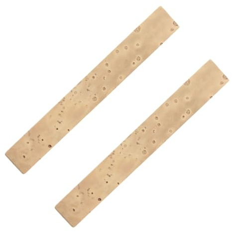 Milisten 2pcs Clarinet Neck Cork Pads Soft Cork Replacement for Saxophone and Clarinet for Woodwind Instruments