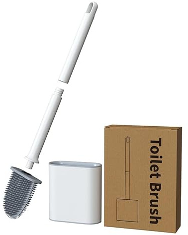 Quickclean Brosse de Toilette Efficace et Hygiénique en Silicone