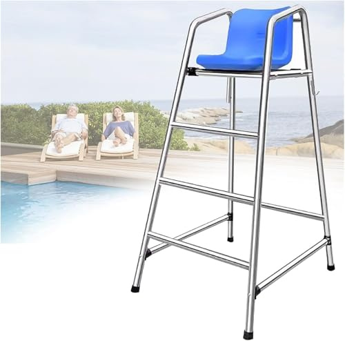 Tragbarer Beobachtungshocker, abnehmbarer Stuhl für Pool, Strand, See, Deck, Tennis, Volleyball, Schwimmwettbewerbe