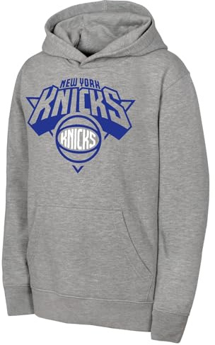NBA New York Knicks Heather Grey Fleece Hoodie