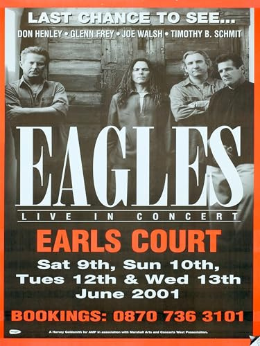 Eagles Live In Concert Earls Court - Poster 30 x 40 cm