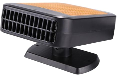 Tragbare Auto-Heizung, 12 V, tragbare Wohnmobil-Raumheizung, Winter-Windschutzscheiben-Defogger, für Camping, Büro, Zimmer, LKW, Van, SUV, Limousine, drinnen und draußen