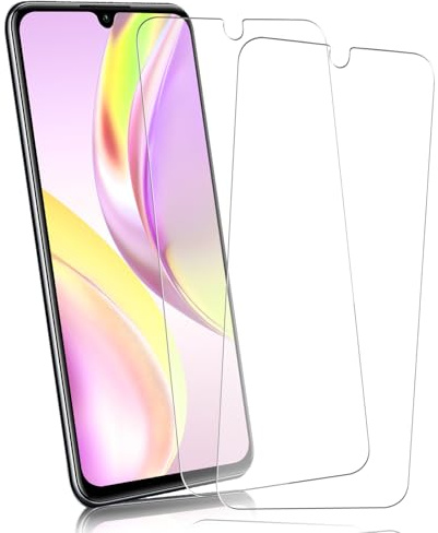 Carantee 2 Pièces Verre Trempé pour Huawei P30 Lite Vitre Protection, Toucher sensible, 0,33mm 9H Dureté Anti-rayures Protection écran, 3D Ultra HD Sans Bulle Protection D'écran pour Huawei P30 Lite