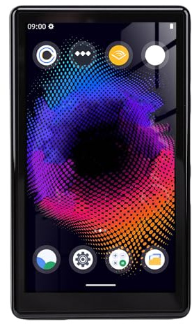 Garsent 192 GB MP3-Player, 5 Zoll Voll-Touchscreen, Unterstützung für Android 11 MP4 MP5 HiFi-Musikplayer mit Bluetooth und WLAN, Lautsprecher, UKW-Radio, E-Book-Reader, Bis zu 256 GB (Black)