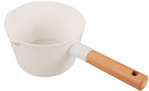 STOBAZA Holz Wasserschöpfkelle mit Langem Stiel aus Natürlichem Holz für Effizientes Wasserschöpfen im Haushalt und Garten mit Großer Kapazität und Einfachem Design