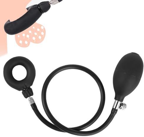 Aufblasbarer Penisring Verstellbar Hodenring Mit Pumpe Cock Ring Hodenstrecker Ball Stretcher Männer BDSM Toys Hoden und Penisring Penisstütze Cockringe für Männer Extrem