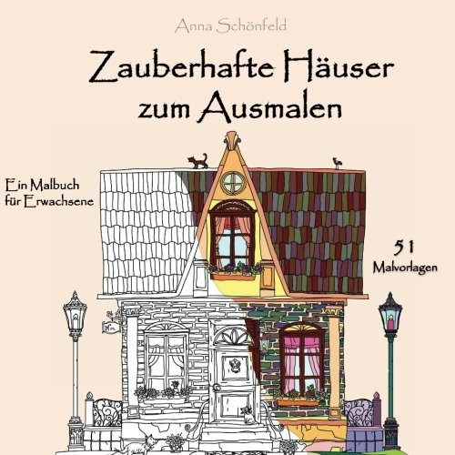 Zauberhafte Häuser zum Ausmalen
