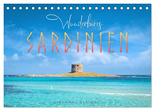 Wunderbares Sardinien (Tischkalender 2026 DIN A5 quer), CALVENDO Monatskalender: Die wunderschönen Strände Sardiniens (CALVENDO Orte)
