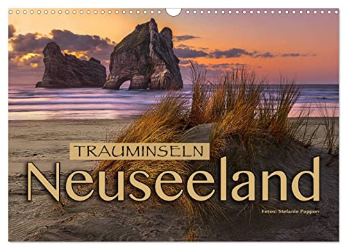 Trauminseln Neuseeland (Wandkalender 2026 DIN A3 quer), CALVENDO Monatskalender: Eine traumhafte Bilderreise nach Neuseeland (CALVENDO Orte)