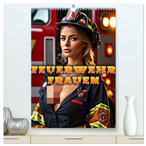 Heiße Heldinnen - Stärke und Hingabe (hochwertiger Premium Wandkalender 2026 DIN A2 hoch), Kunstdruck in Hochglanz: Feuerwehrfrauen: Stärke, Schönheit, Hingabe, Erotik (CALVENDO Erotik)