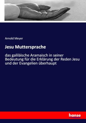 Jesu Muttersprache: das galiläische Aramaisch in seiner Bedeutung für die Erklärung der Reden Jesu und der Evangelien überhaupt